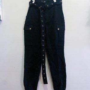 Fashion Nova Black Cargo Chic Pants